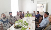 نشست صمیمانه رئیس پردیس کشاورزی، منابع طبیعی و محیط زیست با کارکنان واحد مزرعه
