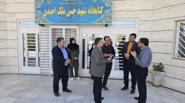 بازدید رئیس دانشگاه به همراه مدیر امور فنی و نظارت بر طرح های عمرانی از پردیس کشاورزی، منابع طبیعی و محیط زیست