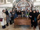 بازدید علمی دانشجویان تحصیلات تکمیلی گروه هنراسلامی از باغ موزه‌ی اکبریه و کتابخانه تخصصی هنر